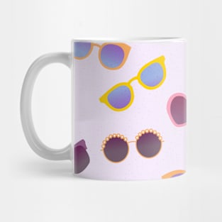 Pink Sunglasses Vacation Mode Mug